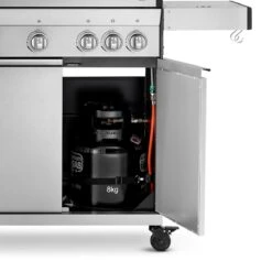 Burnhard Gas BBQ Big FRED Deluxe - 4 Branders - Incl. Keramische Infraroodbrander & Afdekhoes - Deluxe -Keukengrill Winkel 1200x1200 651