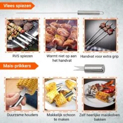 BBQ Accesoires Gereedschapset Koffer Set Tang Borstel Schort Barbecue Dagdeals - Chef Cook BBQ Accessoires Set -Keukengrill Winkel 1200x1200 665