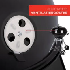 BBQ Collection Houtskoolbarbecue - Kogelbarbecue 45 X 60 Centimeter - Ronde Barbecue - Barbecue Op Wielen - Zwart - Metaal -Keukengrill Winkel 1200x1200 714