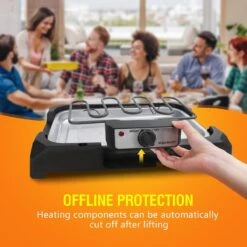 Aigostar Lava 30LDQ - Elektrische Grill - BBQ - Tafel Barbecue - Grilloppervlakte 41 X 24 Cm - 2000 Watt 9 Aigostar Lava 30LDQ - Elektrische Grill - BBQ - Tafel Barbecue - Grilloppervlakte 41 X 24 Cm - 2000 Watt -Keukengrill Winkel 1200x1200 746