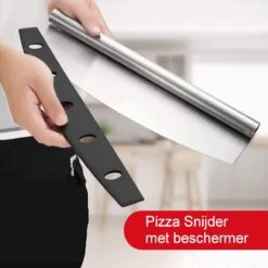 Pizzaschep – Inclusief Pizzasnijder – Opvouwbaar – Pizzaspatel – Pizza Schep – Taartschep – 30cm - Qwality -Keukengrill Winkel 1200x1200 789