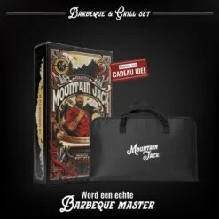 Mountain Jack® 40-Delige Luxe BBQ Grill Accessoires Set In Roestvrij Staal – Barbecue Gereedschap – Tangenset, Vlees Thermometer, Vleestang, Borstel, Spiezen, Vleesmes, Vleesvork -Keukengrill Winkel 1200x1200 805