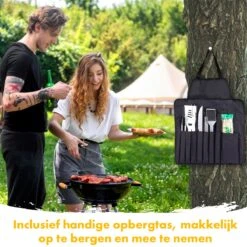 BBQ Accesoires Set Gereedschap Tang Borstel Barbecue Kookgerei - 10 Delig -Keukengrill Winkel 1200x1200 820