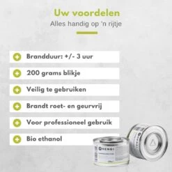 Hendi Brandpasta Voor Chafing Dish - Brandgel 200g - ( 6 Stuks ) -Keukengrill Winkel 1200x1200 9