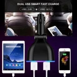 Auto Sigarettenaansteker Splitter - Losse Oplader - USB 2.0 A/USB 3.0 A 2 Poorten - Zwart - Snellader - Splitter - Auto Lader USB 19 Auto Sigarettenaansteker Splitter - Losse Oplader - USB 2.0 A/USB 3.0 A 2 Poorten - Zwart - Snellader - Splitter - Auto Lader USB -Keukengrill Winkel 1200x1200 90
