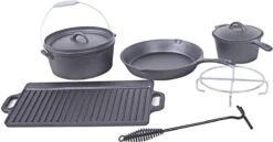EL Fuego Dutch Oven Set Gietijzer 7-delig 15 EL Fuego Dutch Oven Set Gietijzer 7-delig -Keukengrill Winkel 1200x628