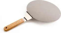Inpro Pizzaschep RVS - Rond - Voor BBQ En Oven - Pizzaspatel - Taartschep - Houten Handvat - BBQ Gereedschap - Keukengerei - 30 Cm Diameter - Spatel -Keukengrill Winkel 1200x655