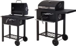 Vaggan Luxe Houtskool Barbecue - Grilloppervlak (LxB) 44 X 32 Cm - Staal - Matzwart -Keukengrill Winkel 1200x724