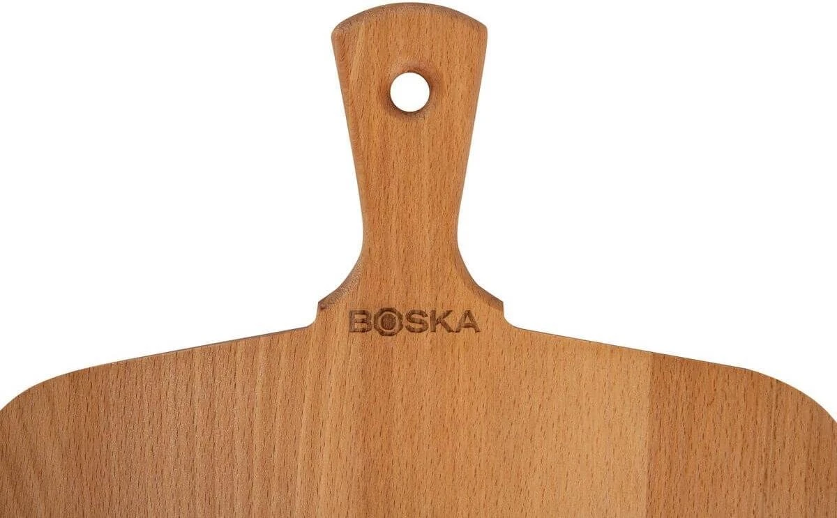 Boska Pizzaschep Amigo - Voor Warme En Koude Pizza - Kort Handvat - Beukenhout - 30 Cm Breed 3 Boska Pizzaschep Amigo - Voor Warme En Koude Pizza - Kort Handvat - Beukenhout - 30 Cm Breed - Afbeelding 3