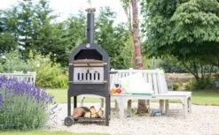 Merkloos MaxxGarden Pizza Oven - Smoker Barbecue Houtskool 45 X 65 X 158cm -Keukengrill Winkel 1200x745 1