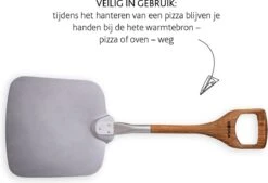 Boska Pizzaschep Barbecue - Kort Handvat - Stabiel - Aluminium - Eikenhout - BBQ Accessoires -Keukengrill Winkel 1200x820