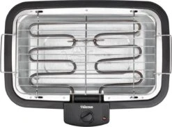 Tristar BQ-2813 Electrische Tafelbarbecue - Grilloppervlak (LxB) 38x22 Cm - 2000W - Zwart -Keukengrill Winkel 1200x885