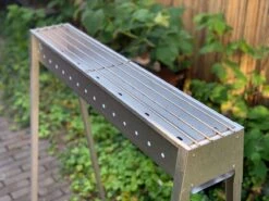 Spiedini Saté-bbq Bali 80 - Saté Houtskoolbarbecue Met Horizontaal Rooster - 80 Cm Lang, 11 Cm Breed - Materiaal: Gealuminiseerd Ijzer -Keukengrill Winkel 1200x899 9