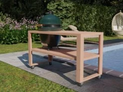 BBQ Tafel - Geschikt Voor Big Green Large/Bastard Large/Bastard Large Urban/Yakiniku 19 Inch/Monolith Large - Eikenhout - 87 Cm -Keukengrill Winkel 1200x900 18