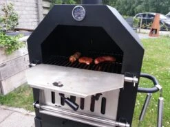 Merkloos MaxxGarden Pizza Oven - Smoker Barbecue Houtskool 45 X 65 X 158cm -Keukengrill Winkel 1200x900 27