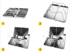 United Entertainment - Opvouwbare Houtskoolbarbecue - RVS - Met Koffer En Draagtas -Keukengrill Winkel 1200x900 38