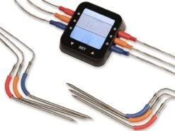 Patton - Kamado 21" - Premium Black - Keramische Barbecue - Incl. Bluetooth Kerntemperatuurmeter - LED Verlichting - Large - Compleet - Zwart -Keukengrill Winkel 1200x900 45