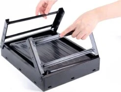 Merkloos Decopatent® Portable Houtskool BBQ - Barbecue - Inklapbaar - Barbecue Houtskool - Tafel Grill - Camping - Strand - Festival - Park -Keukengrill Winkel 1200x909 2