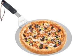 Nowad Pizzaschep RVS Rond - 30,5 Cm - PVC Handvat