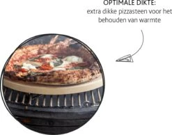Boska Pizzasteen Deluxe - Voor Oven & BBQ - Knapperige Pizza's - Ø 29.5 Cm - BBQ Accessoires -Keukengrill Winkel 1200x942 3