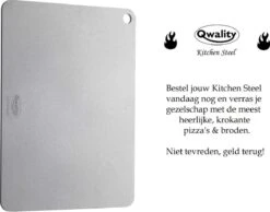 Pizzasteen Van Staal – Pizza Steen - Pizza En Brood Bakken - 40 X 30 X 0,6 Cm - Cadeau Voor Man - Kitchen Steel By Qwality 10 Pizzasteen Van Staal – Pizza Steen - Pizza En Brood Bakken - 40 X 30 X 0,6 Cm - Cadeau Voor Man - Kitchen Steel By Qwality -Keukengrill Winkel 1200x944 2