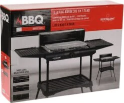 Excellent Electrics Elektrische Barbecue - Grilloppervlak (LxB) 36x24 Cm - 2000W - Zwart -Keukengrill Winkel 1200x993 2