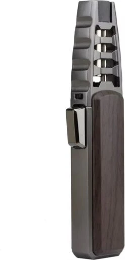 Merkloos Turbo Jetflame Aansteker - Gasbrander - Vuurwerk Torch - Crème Brûlée Brander - BBQ En Sigaren Aansteker - Windproof - Walnoothout Met Grijze Metalen Behuizing 11 Merkloos Turbo Jetflame Aansteker - Gasbrander - Vuurwerk Torch - Crème Brûlée Brander - BBQ En Sigaren Aansteker - Windproof - Walnoothout Met Grijze Metalen Behuizing -Keukengrill Winkel 577x1200