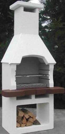 Integard Tuinhaard Houtskoolbarbecue Beton Nr. 9 -Keukengrill Winkel 579x1200