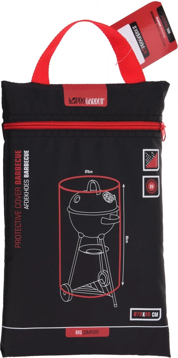 Pro Garden ProGarden Barbecuehoes Rond 70x80 Cm 1 Pro Garden ProGarden Barbecuehoes Rond 70x80 Cm