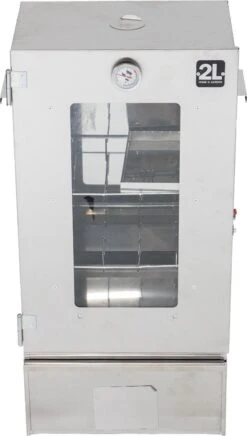 2-L Home & Garden XL Rookoven - RVS - 80x40x28 Cm - 3 Etages 24 2-L Home & Garden XL Rookoven - RVS - 80x40x28 Cm - 3 Etages -Keukengrill Winkel 680x1200