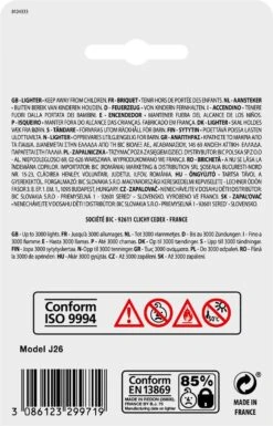 BIC J26 Maxi Vuursteen Flint Aanstekers - Diverse Kleuren - Pak Van 5 Gasaanstekers - Kindveilig 19 BIC J26 Maxi Vuursteen Flint Aanstekers - Diverse Kleuren - Pak Van 5 Gasaanstekers - Kindveilig -Keukengrill Winkel 770x1200 1