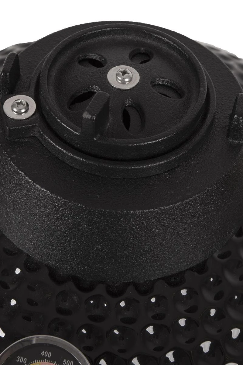 Patton Kamado Grill 13" - Keramisch - Kookoppervlak Ø 28 - Mat Zwart 9 Patton Kamado Grill 13" - Keramisch - Kookoppervlak Ø 28 - Mat Zwart - Afbeelding 9