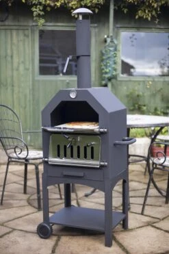 Merkloos MaxxGarden Pizza Oven - Smoker Barbecue Houtskool 45 X 65 X 158cm -Keukengrill Winkel 800x1200 9