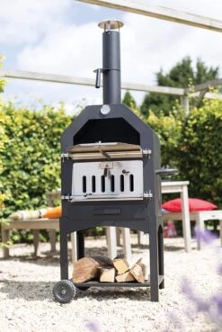 Merkloos MaxxGarden Pizza Oven - Smoker Barbecue Houtskool 45 X 65 X 158cm -Keukengrill Winkel 804x1200 1