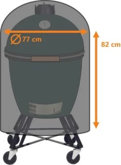Luxe Waterdichte Ronde BBQ Hoes - 84 Cm X 77 Cm - Barbecue Beschermhoes - BBQ Accessoires - Geschikt Voor O.a. Kamado, Big Green Egg, Grill Guru, The Bastard, Patton, Weber -Keukengrill Winkel 878x1200