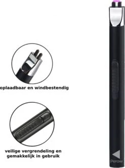 Oplaadbare Lange Elektrische Aansteker - Duurzame Plasma Aansteker - Inclusief Cadeauverpakking - BBQ - Kaarsen - Zwart 13 Oplaadbare Lange Elektrische Aansteker - Duurzame Plasma Aansteker - Inclusief Cadeauverpakking - BBQ - Kaarsen - Zwart -Keukengrill Winkel 894x1200 1