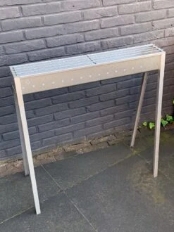 Spiedini Saté-bbq Bali 80 - Saté Houtskoolbarbecue Met Horizontaal Rooster - 80 Cm Lang, 11 Cm Breed - Materiaal: Gealuminiseerd Ijzer -Keukengrill Winkel 899x1200 15