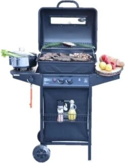 Halifax Gasbarbecue 5,5 KW - Buitenkeuken Met Lavasteen Grillplaat En Gaspit - 100x98 Cm -Keukengrill Winkel 921x1200 4