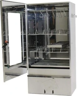 2-L Home & Garden XL Rookoven - RVS - 80x40x28 Cm - 3 Etages 18 2-L Home & Garden XL Rookoven - RVS - 80x40x28 Cm - 3 Etages -Keukengrill Winkel 958x1200