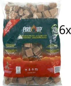 Fire-Up Aanmaakblokjes Voordeelbox Met 1152 Stuks - 6x 192st -Keukengrill Winkel 989x1200